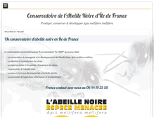 Tablet Screenshot of abeille-noire.org